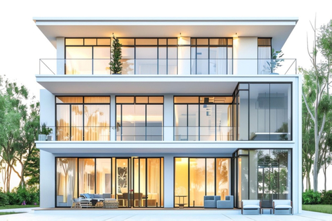 Double glazing residential windows