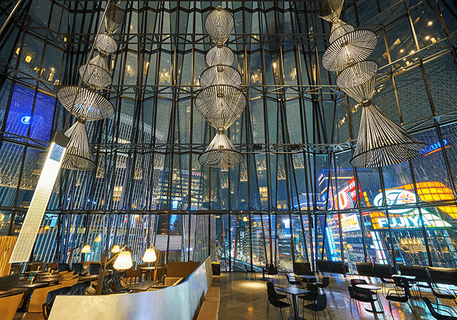 Double glazed curtain wall